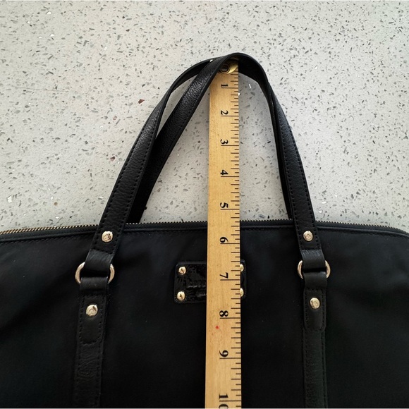 Women's Minimalist Laptop Computer Bag in Black‎ w Adjustable Strap - Picture 11 of 16